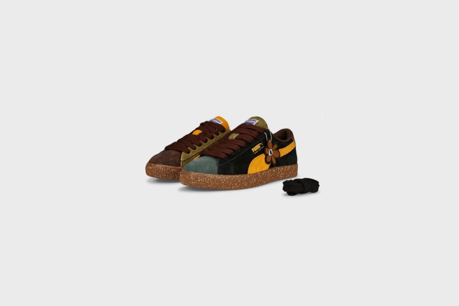 Sneakers * | Puma Suede Vtg Pam (Dark Chocolate-Burnt Olive) 387036-01