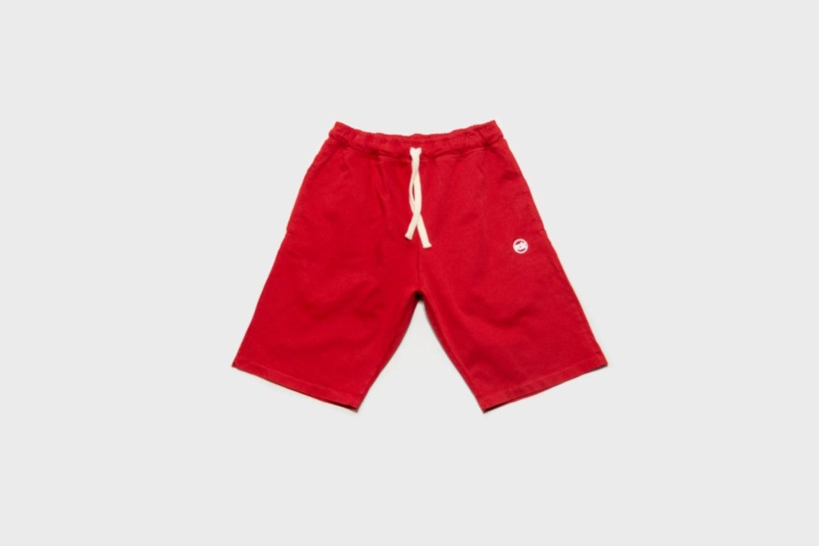 Apparel * | Rock City Kicks Rck X Standard Issue Pigment Slacker Shorts (Red)