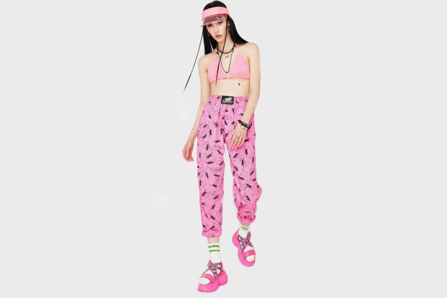 Apparel * | Gecko Hawaii 90'S Forever Gecko Beach Pants (Fuschia)