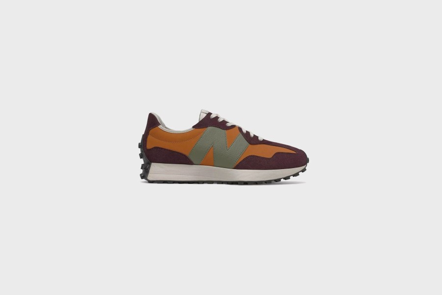 Sneakers * | New Balance 327 (Madras Orange With Black)