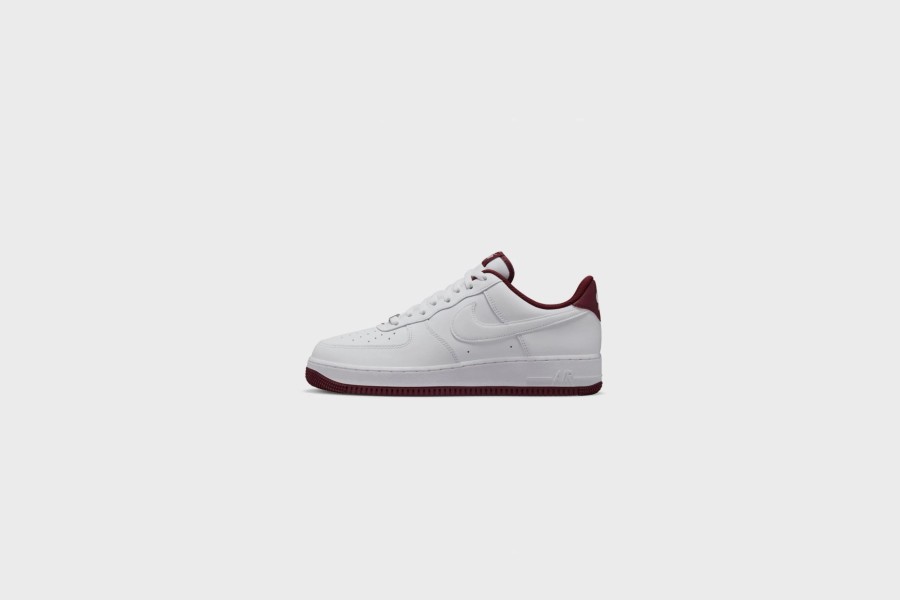 Sneakers * | Nike Air Force 1 '07 (White/White-Dark Beetroot)