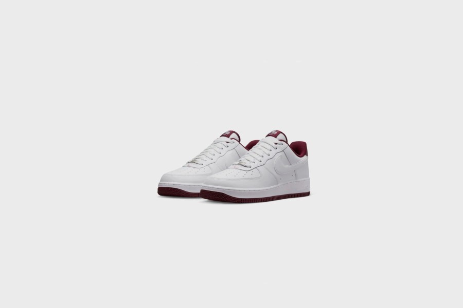 Sneakers * | Nike Air Force 1 '07 (White/White-Dark Beetroot)