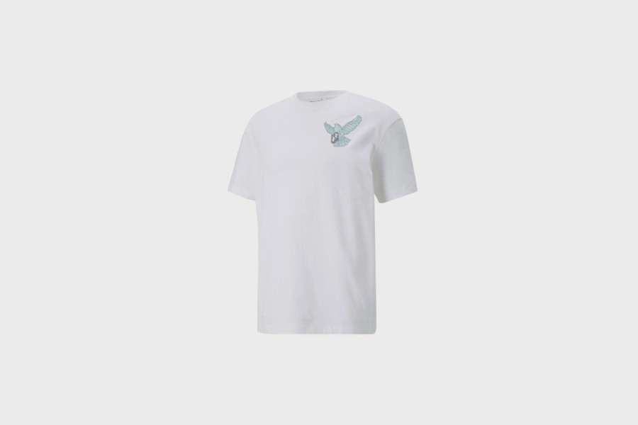 Apparel * | Puma X Njr Relaxed Tee (White)