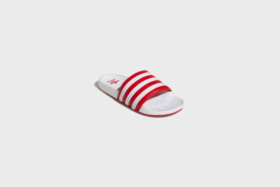 Sneakers * | Adidas Adilette Boost (Scarlet Red/White)