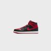 Sneakers * | Air Jordan 1 Mid (Black/Fire Red-White)