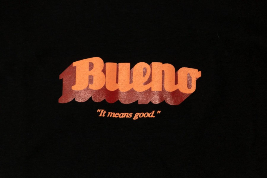 Apparel * | Bueno Logo Tee (Black)