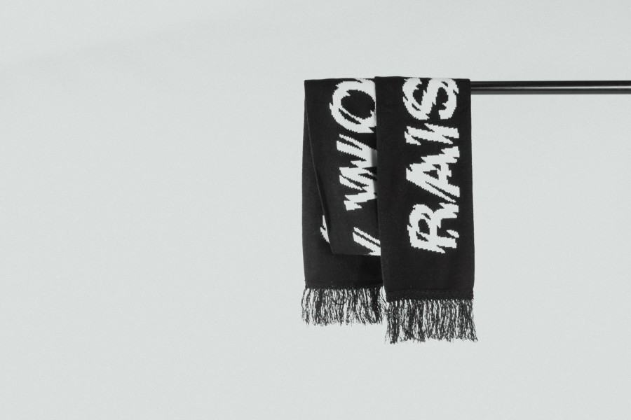 Apparel * | Raised By Wolves Shatter Scarf (Black)