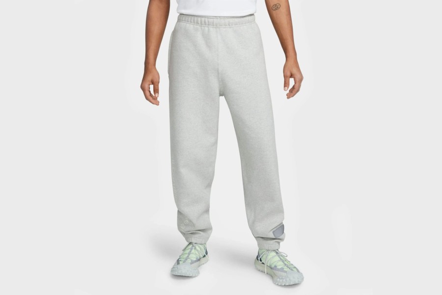 Apparel * | Nike Acg Therma-Fit Airora Fleece Pants (Grey Heather/Black/Lt Smoke Grey)