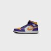 Sneakers * | Air Jordan 1 Mid (Dark Concord/Taxi-White-Black)