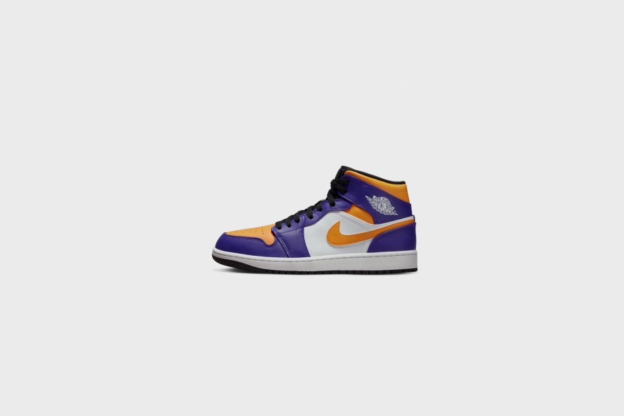 Sneakers * | Air Jordan 1 Mid (Dark Concord/Taxi-White-Black)