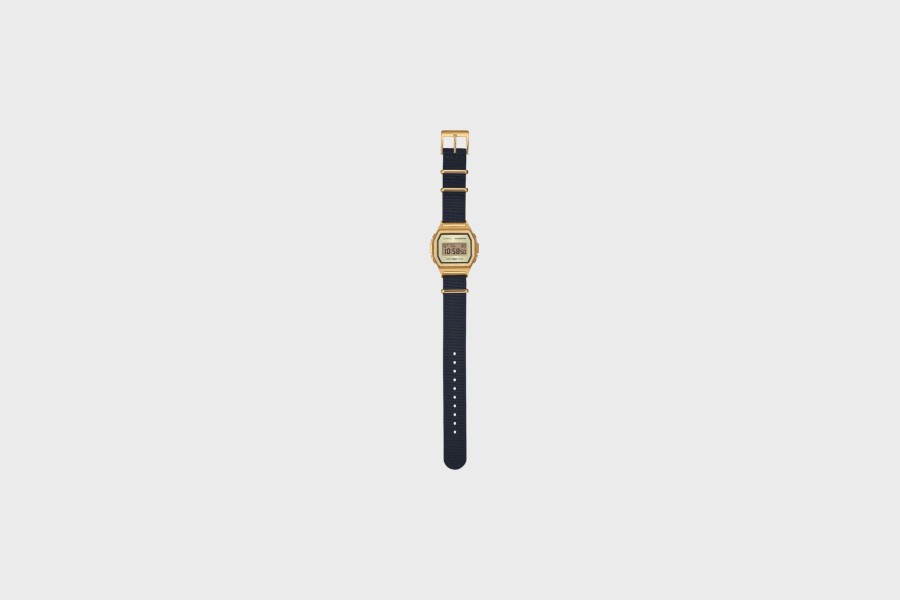 Accessories * | Casio Vintage A100Mgn-9 (Black/Gold)