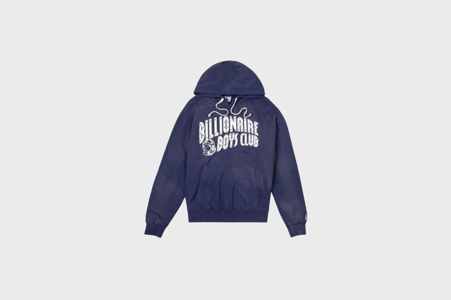 Apparel * | Billionaire Boys Club Bbc Vintage Arch Hoodie (Blue Depths)