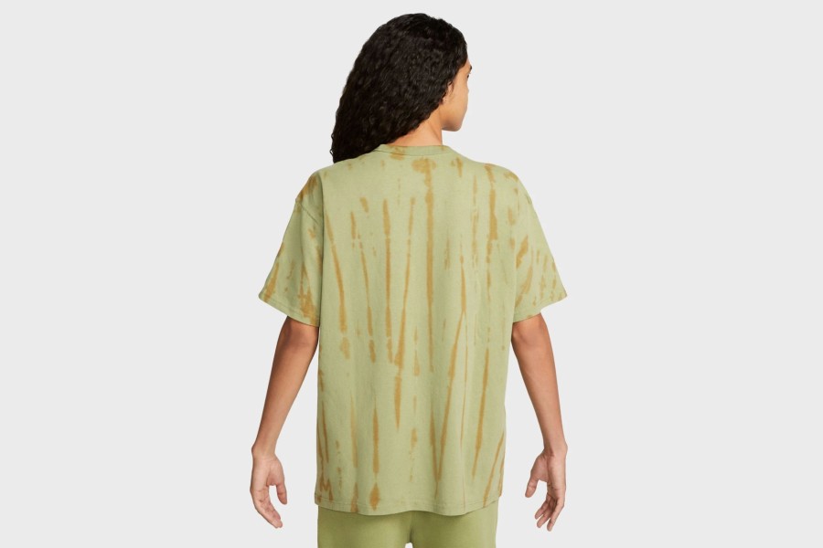 Apparel * | Nike Sportswear Premium Essentials Men'S Tie-Dyed T-Shirt (Green)