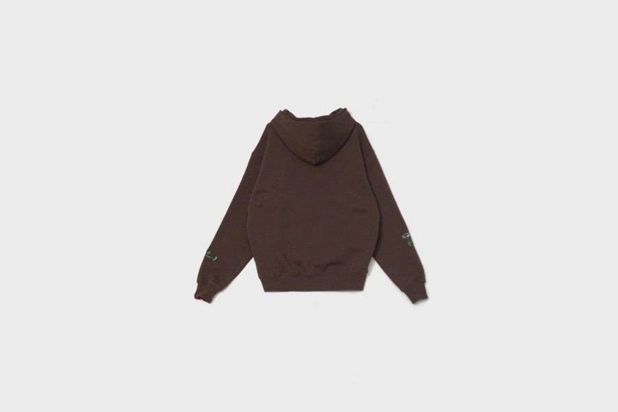 Apparel * | Jungles Sad Daisy Hoodie (Chocolate Brown)