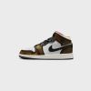 Sneakers * | Air Jordan 1 Mid Se (Gs) (Black/Taxi-White-Sail)