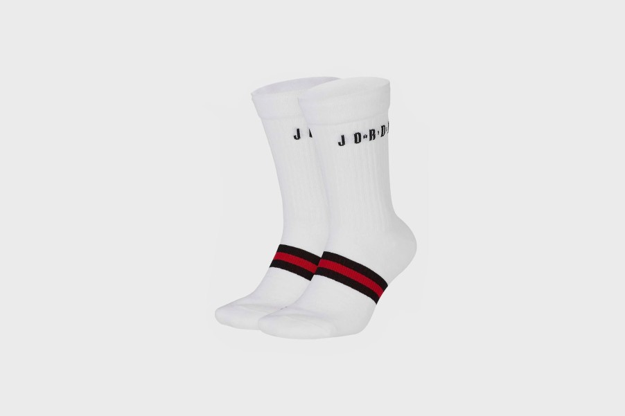 Accessories * | Jordan Legacy Crew (White/Black/Red)