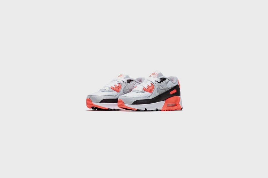 Sneakers * | Nike Air 90 Qs Gs (White/Black-Cool Grey)