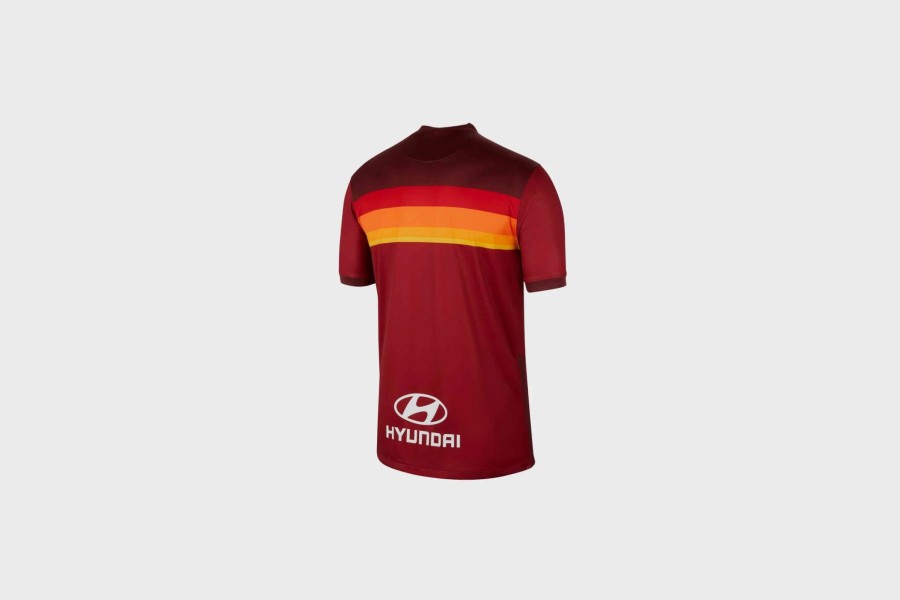 Apparel * | Nike A.S. Roma 2020/21 Stadium Home Jersey (Team Crimson/Dark Team Red/University Gold)