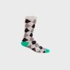 Accessories * | Arkansocks Argyle State Of Mind (Ash Heather/Teal)