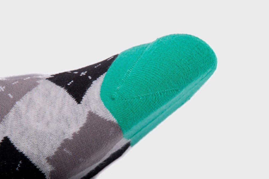 Accessories * | Arkansocks Argyle State Of Mind (Ash Heather/Teal)