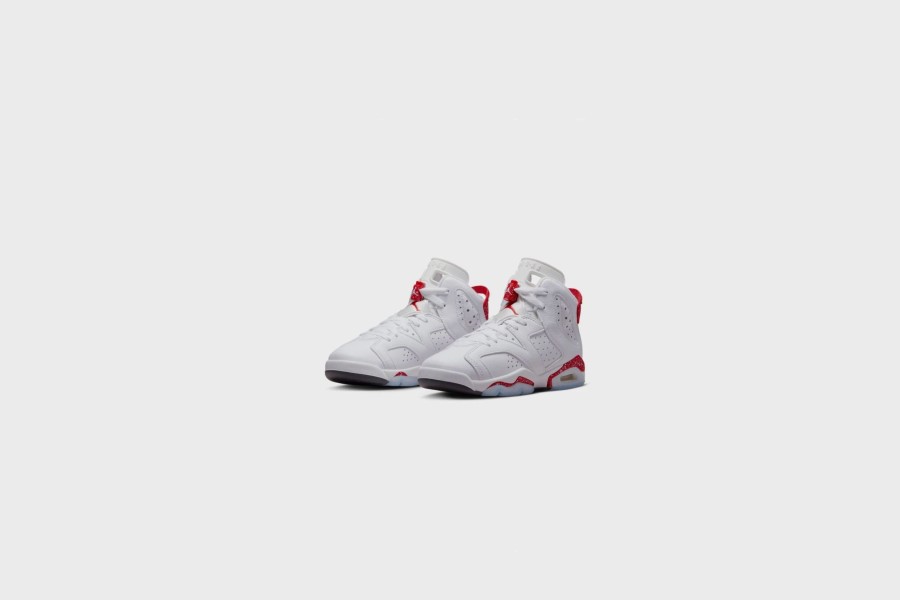 Sneakers * | Air Jordan 6 Retro Gs (White/University Red-Black)