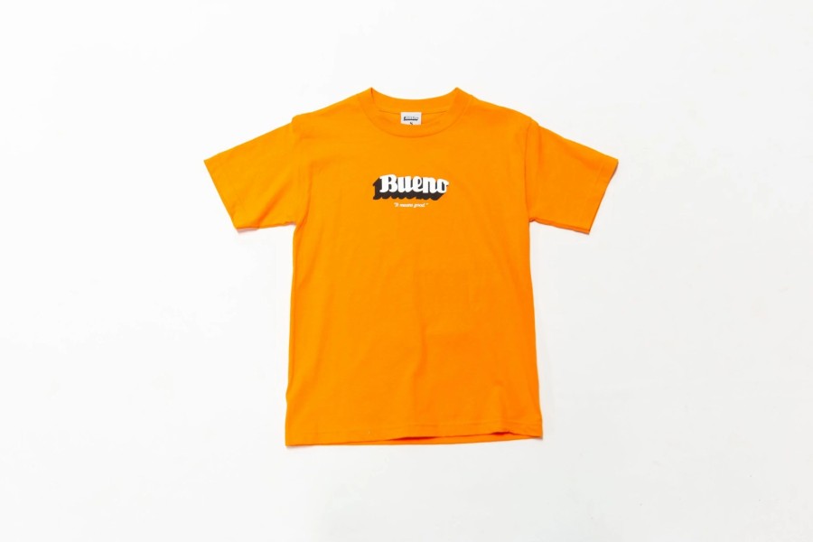 Apparel * | Bueno Logo Tee (Orange)