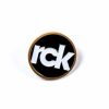 Accessories * | Rock City Kicks Rck Circle Crest Pin (Gold/White/Black) Misc