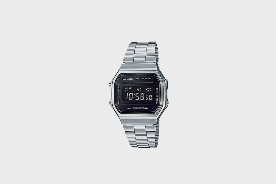 Accessories * | Casio Vintage Collection A168Wem-1Vt (Silver/Black)