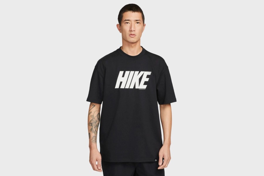 Apparel * | Nike Acg "Hike" T-Shirt (Black)