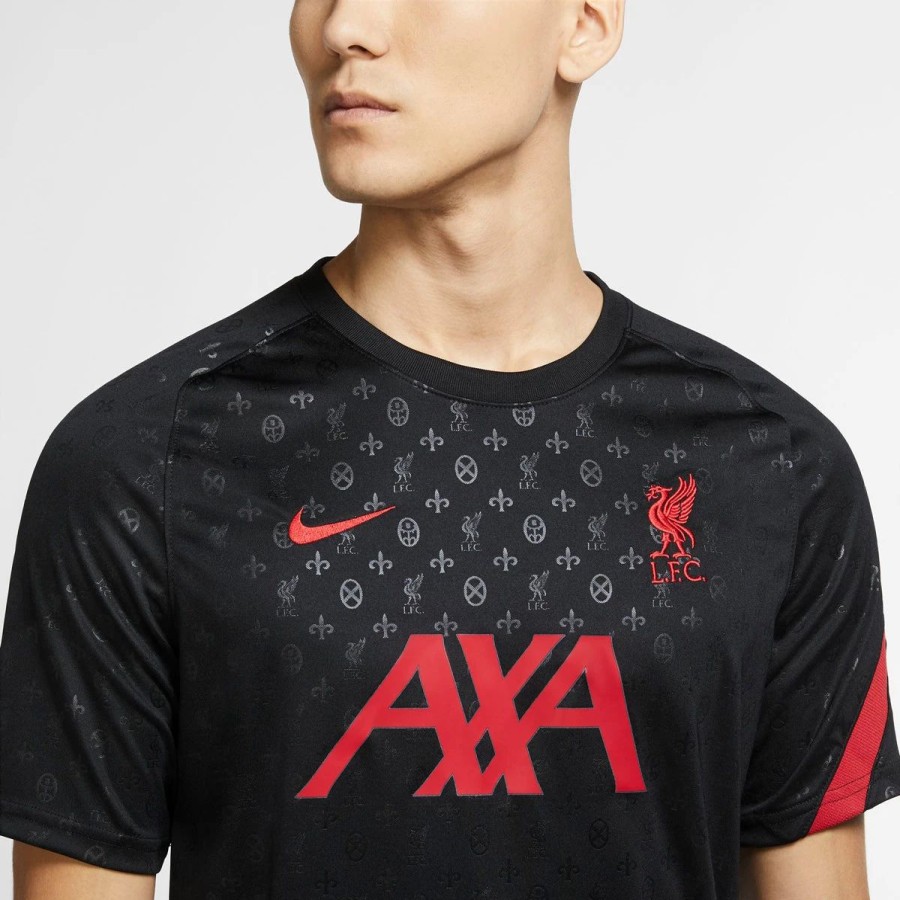 Apparel * | Nike Liverpool Fc Men'S Pre-Match Jersey (Black)