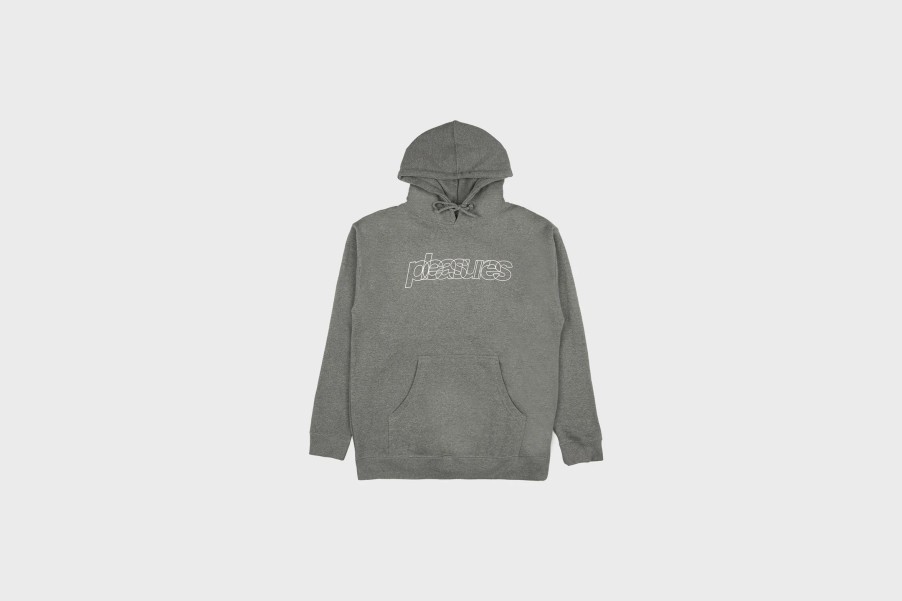 Apparel * | Pleasures Flight Hoody (Gunmetal Grey)