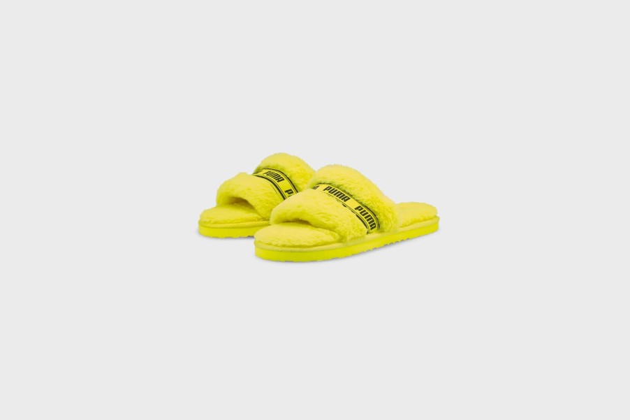 Sneakers * | Wmns Puma Fluff Bx (Fluo Yellow/Puma Black)