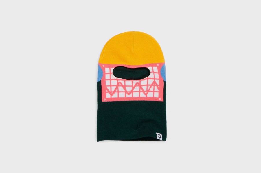 Accessories * | Billionaire Boys Club Bbc Circuits Ski Mask (Botanical Green)