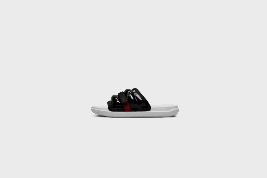 Sneakers * | Jordan Super Play Slide (Black/University Red-White)