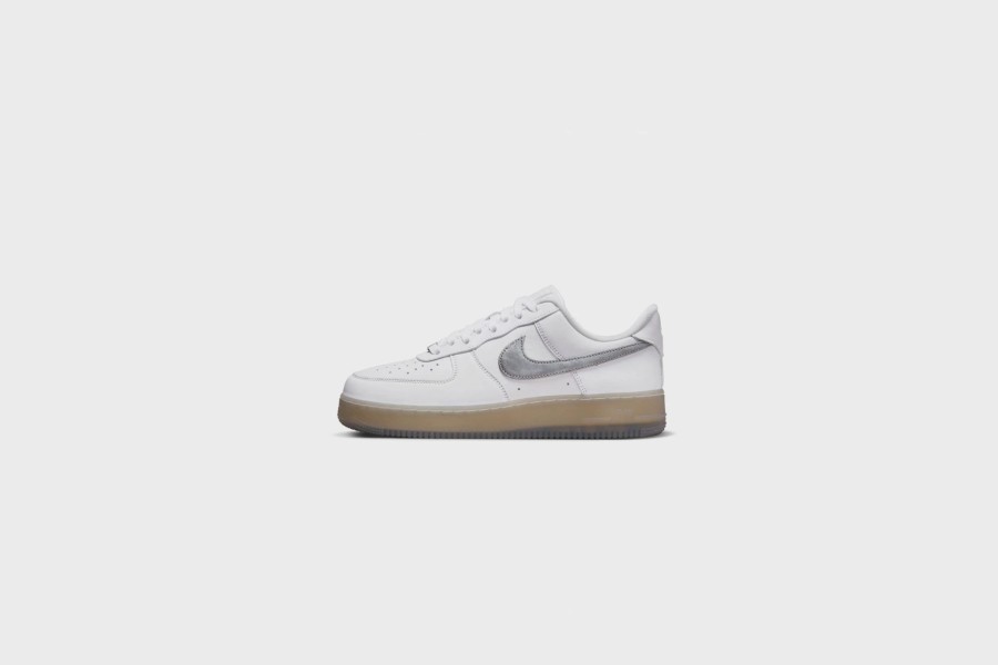 Sneakers * | Nike Air Force 1 '07 Prm (White/Metallic Silver)