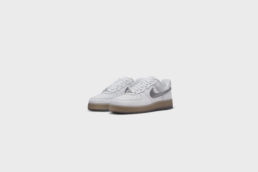 Sneakers * | Nike Air Force 1 '07 Prm (White/Metallic Silver)