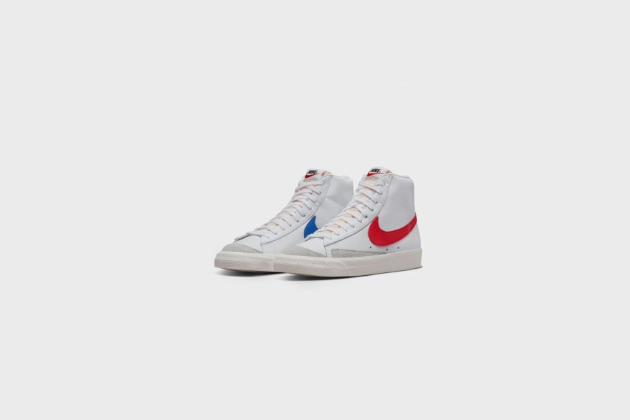 Sneakers * | Nike Blazer Mid '77 Vntg (White/Habanero Red-Medium Blue)