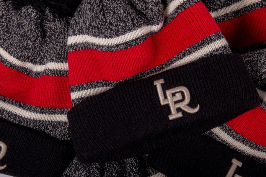 Headwear * | 47 Brand Rck X 47 Travelers Fairfax Cuff Knit (Black/Red/Heather Grey-Off White)