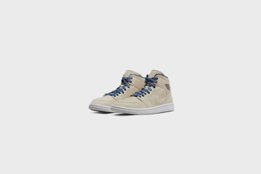 Sneakers * | Wmns Air Jordan 1 Mid Se (Sanddrift/Sail-Midnight Navy)