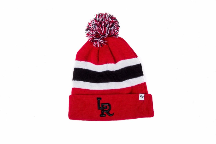 Headwear * | 47 Brand Rck X 47 Travelers Breakaway Cuff Knit (Red/Black-White)