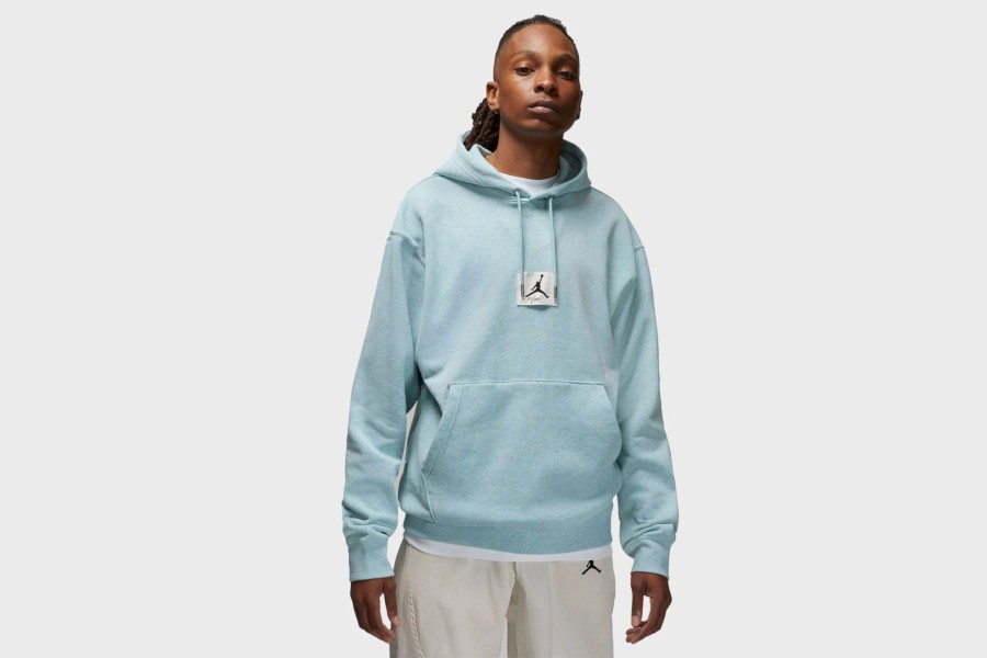 Apparel * | Jordan Essentials Statement Fleece Hoodie (Ocean Cube)