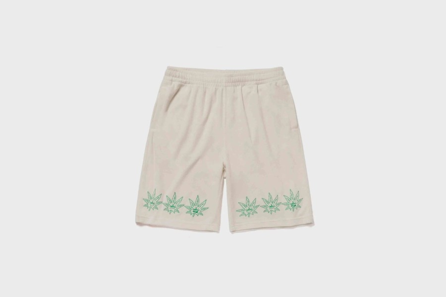 Apparel * | Huf Green Buddy Terry Cloth Short (Natural)