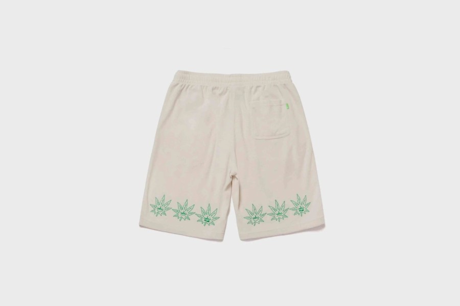 Apparel * | Huf Green Buddy Terry Cloth Short (Natural)