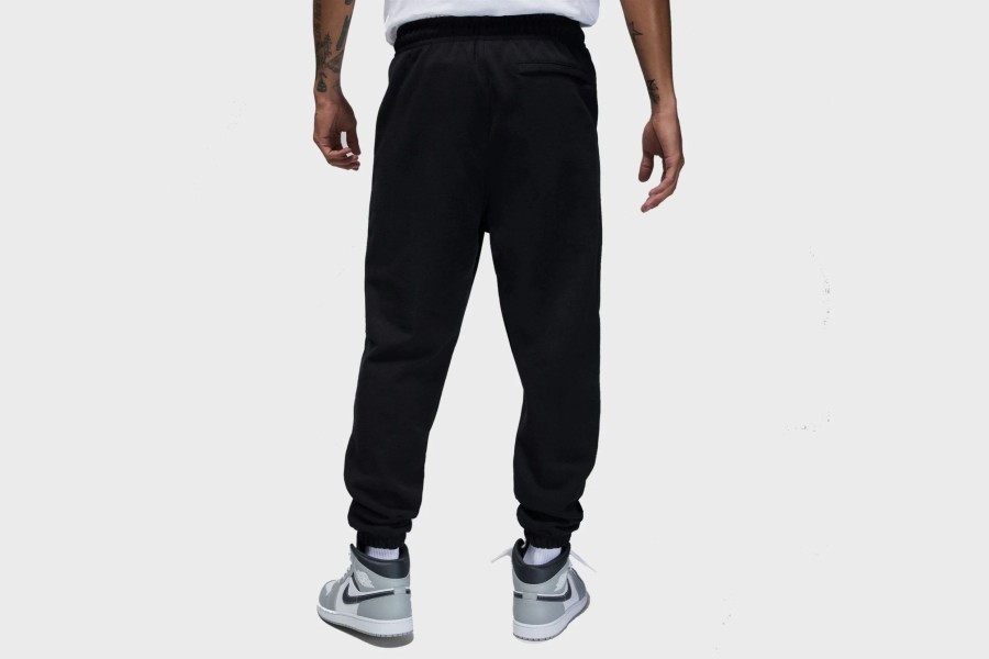 Apparel * | Jordan Flight Fleece Sweatpants (Black/Sail)