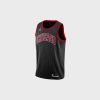 Apparel * | Jordan Chicago Bulls Jersey (Black/Red)