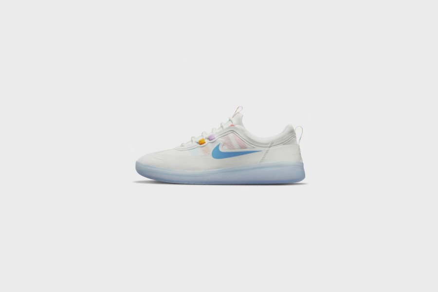 Sneakers * | Nike Sb Nyjah Free 2 (Summit White/Coast-Pink Salt)