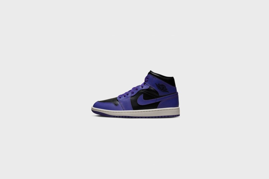 Sneakers * | Wmns Air Jordan 1 Mid (Black/Dark Concord-Sail)