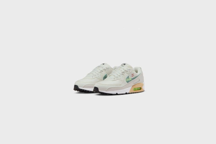 Sneakers * | Wmns Nike Air Max 90 Se (Summit White/Neptune Green)