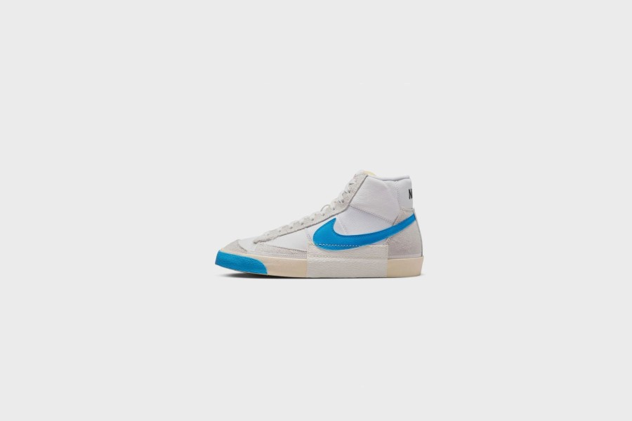 Sneakers * | Nike Blazer Mid Pro Club (White/Photo Blue-White-Beach)