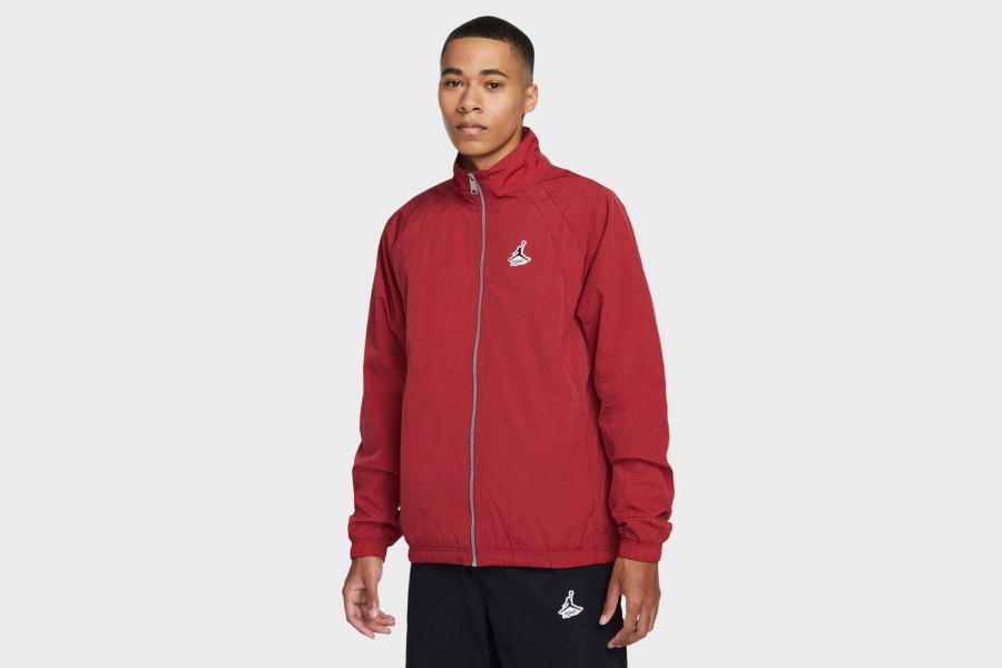 Apparel * | Jordan Warmup Jacket (Pomegranate)